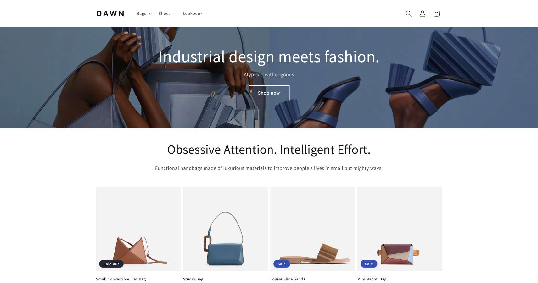 shopifyテーマ『Down』のイメージ画像